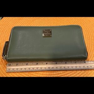 Dooney & Bourke Vachetta Leather Large Zip Around Wristlet